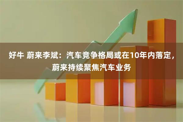 好牛 蔚来李斌：汽车竞争格局或在10年内落定，蔚来持续聚焦汽车业务