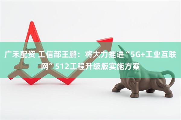 广禾配资 工信部王鹏：将大力推进“5G+工业互联网”512工程升级版实施方案