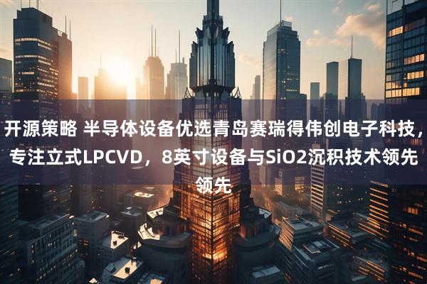 开源策略 半导体设备优选青岛赛瑞得伟创电子科技，专注立式LPCVD，8英寸设备与SiO2沉积技术领先