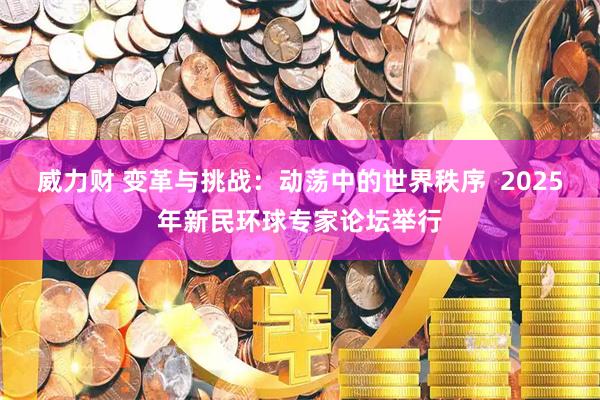 威力财 变革与挑战：动荡中的世界秩序  2025年新民环球专家论坛举行